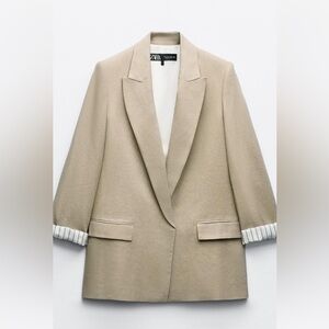 ZARA Linen Blazer